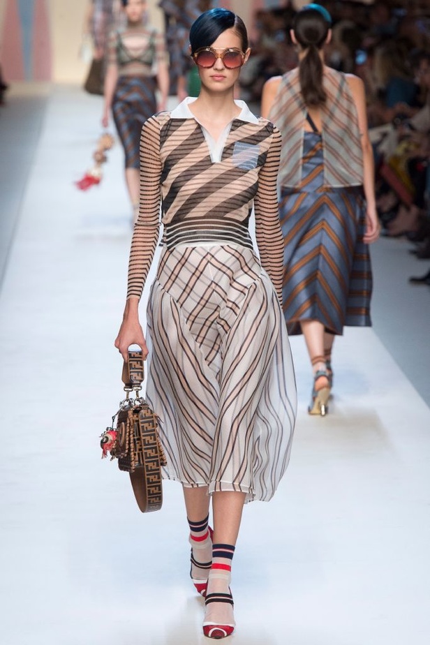 مجموعة Fendi لربيع وصيف 2018 للأزياء الجاهزة !