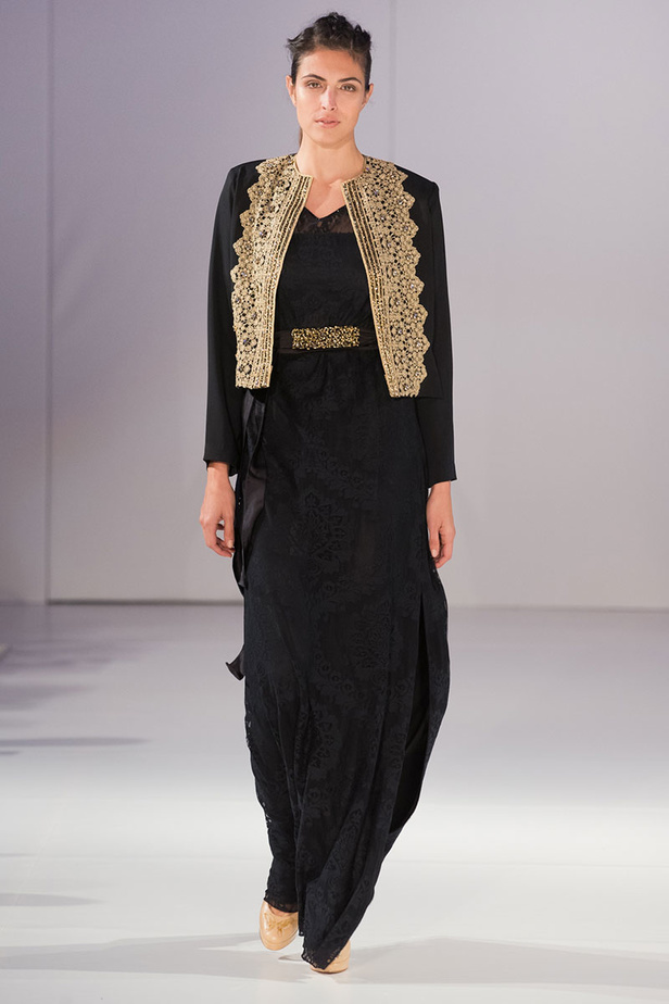 موديلات قفطان مغربي من اسبوع الموضة في لندن