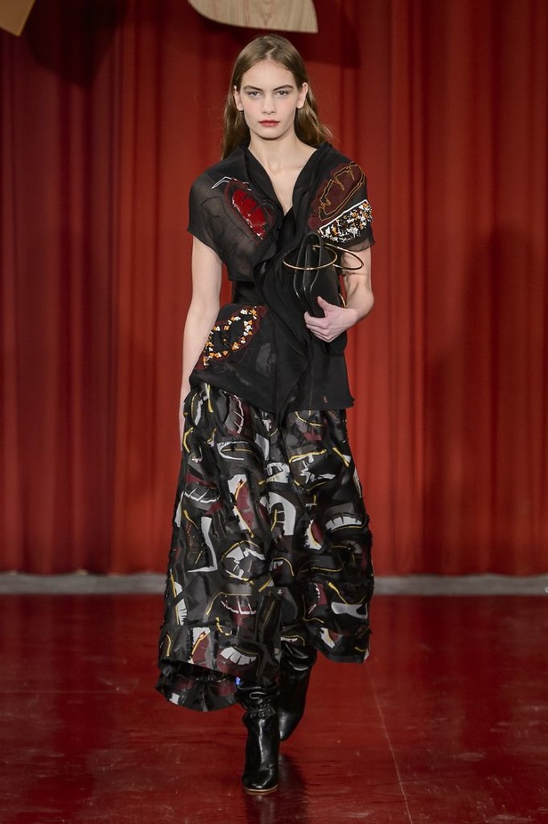 أحدث عروض أزياء دار Roksanda لخريف وشتاء 2018