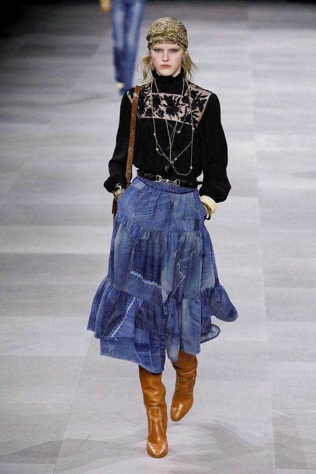 اسبوع الموضة في باريس 2019 أزياء  CELINE الفاخرة لربيع وصيف 2020