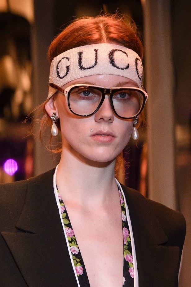 الازياء المشجرة بالوان مبهجة احدث موضة من دار غوتشي في شتاء 2018