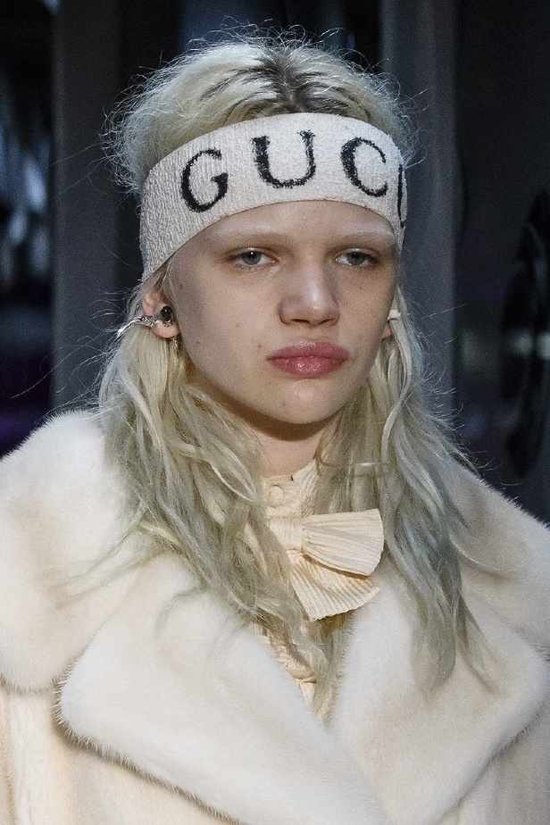 الازياء المشجرة بالوان مبهجة احدث موضة من دار غوتشي في شتاء 2018