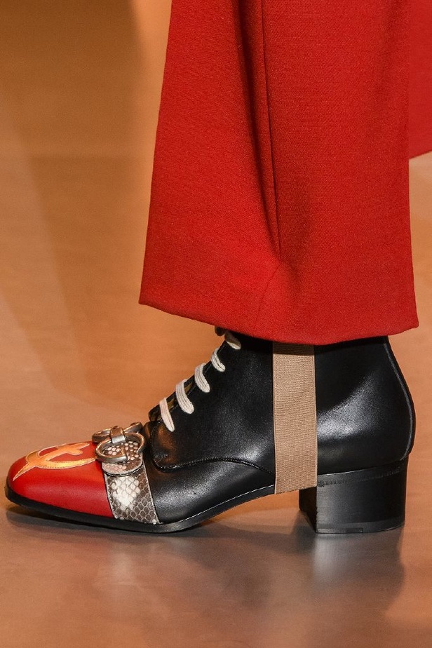 الازياء المشجرة بالوان مبهجة احدث موضة من دار غوتشي في شتاء 2018