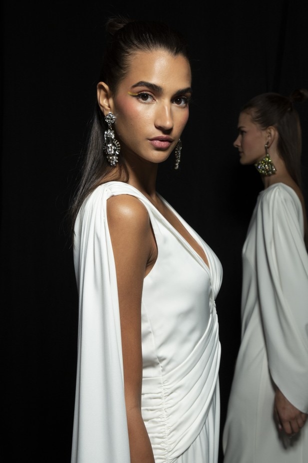  اسبوع الموضة في نيويورك 2019  موديلات فساتين TADASHI SHOJI لربيع وصيف 2020 