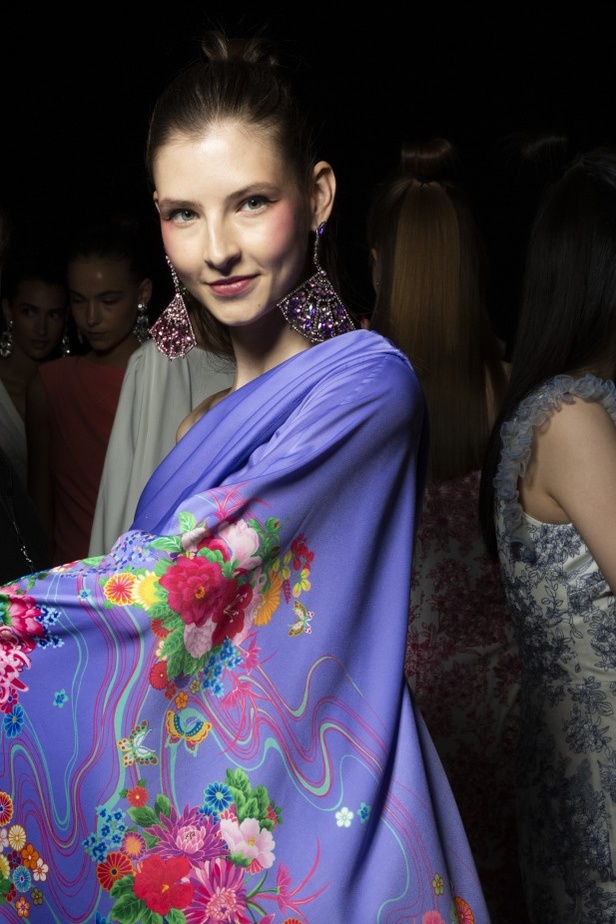  اسبوع الموضة في نيويورك 2019  موديلات فساتين TADASHI SHOJI لربيع وصيف 2020 