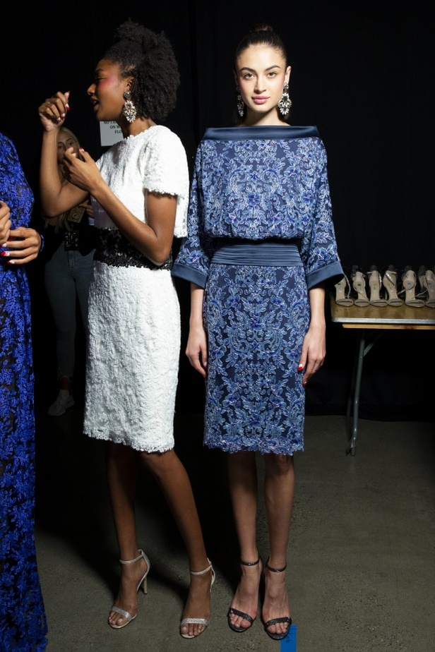  اسبوع الموضة في نيويورك 2019  موديلات فساتين TADASHI SHOJI لربيع وصيف 2020 