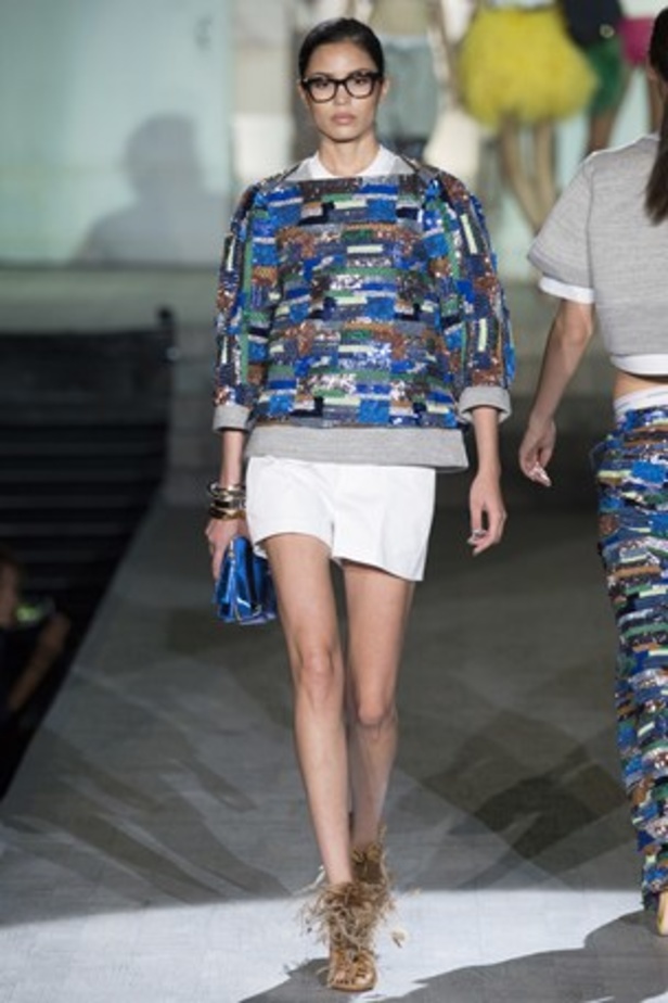 موضة الجينز والكشاكش في عرض Dsquared 2 