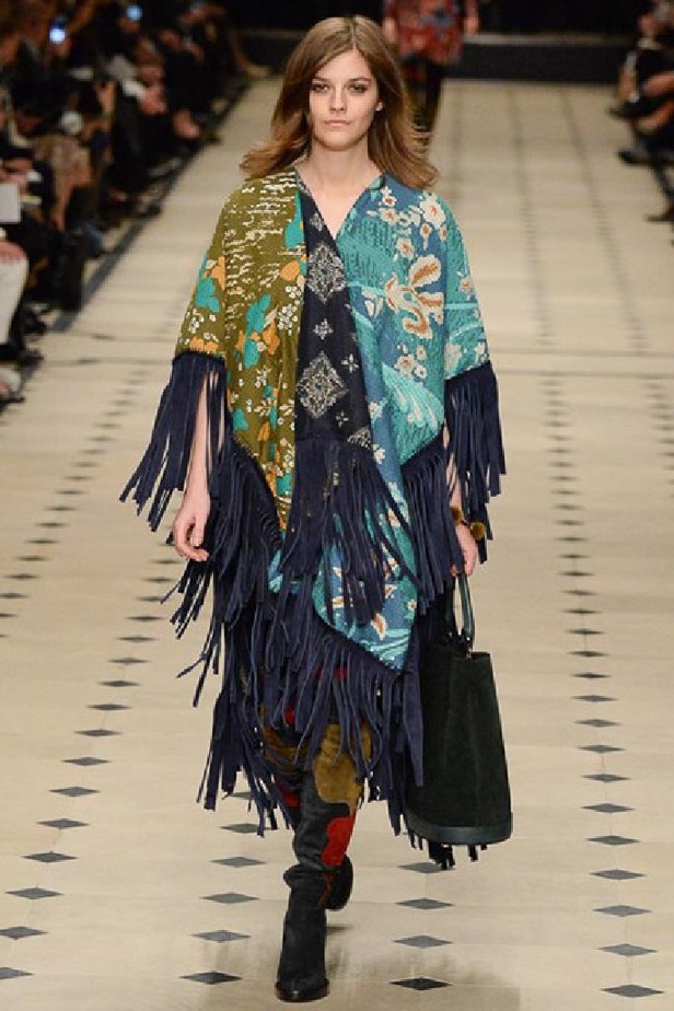 حرفة عالية وألوان رائعة لدى Burberry Prorsum