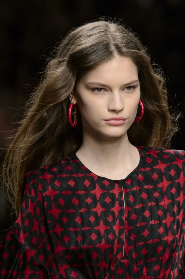 ازياء مزينة بالفرو الفاخر والزهور تسيطر على مجموعة fendi لخريف وشتاء 2018