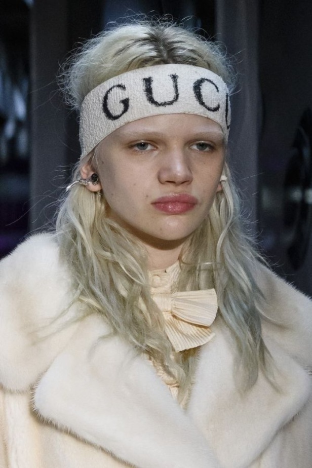 الازياء المشجرة بالوان مبهجة احدث موضة من دار غوتشي في شتاء 2018