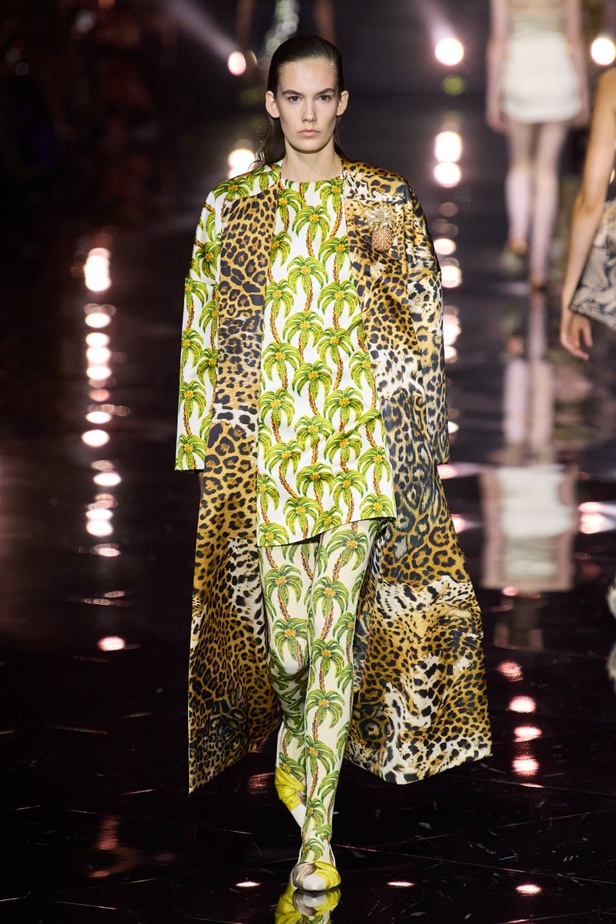 مجموعة Roberto Cavalli لربيع 2023 سحر الطبعات والتصاميم الأنثوية