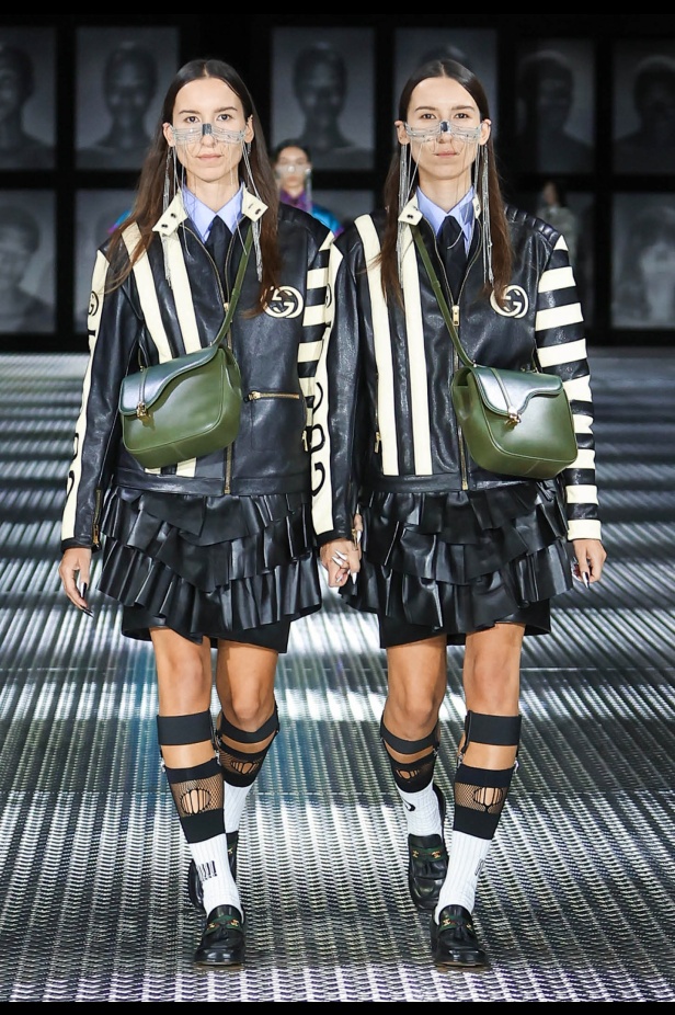 مجموعة Gucci تنقلنا إلى عالم Twinsburg: توأمة في الأناقة والعصرية 