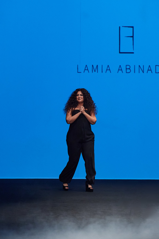 المصممة لميا أبي نادر للمرة الأولى في أسبوع دبي للموضة