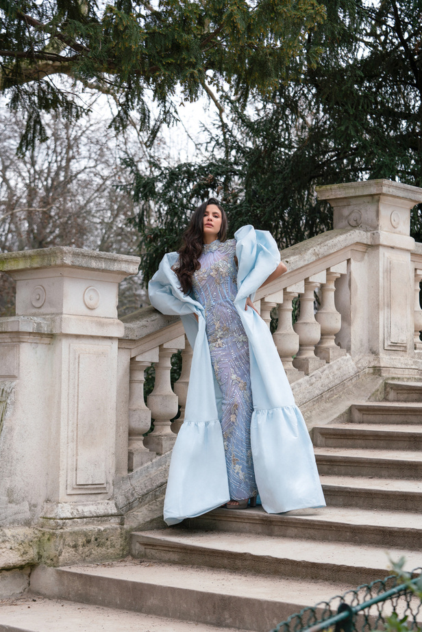 فساتين MARWAN أسلوب راقي وتفاصيل عصرية بكثير من الجاذبية