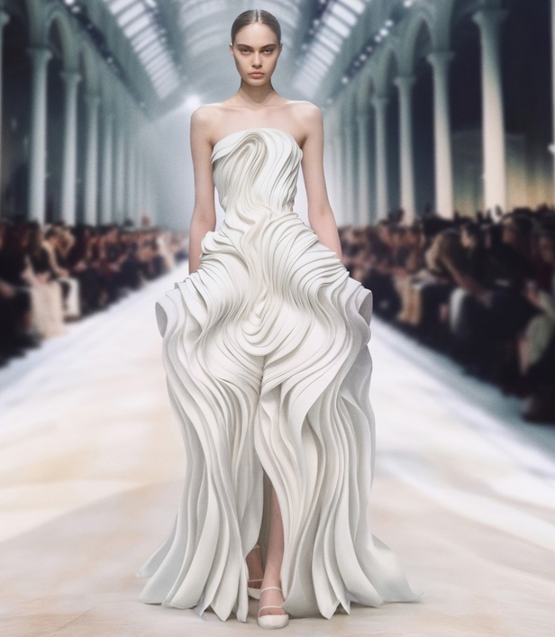 قفز فوق الزمن في مجموعة المصمم سعيد قبيسي لخريف 2024... يطوّع التكنولوجيا لمحاكاة المستقبل