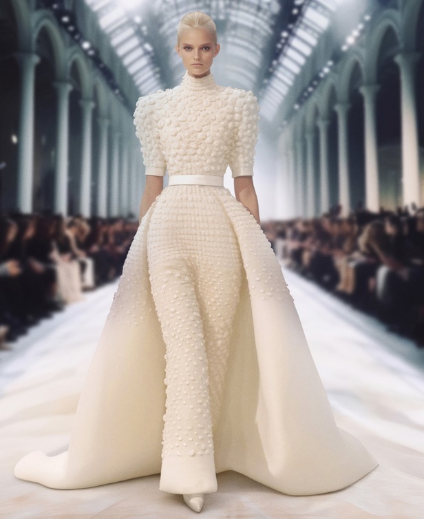 قفز فوق الزمن في مجموعة المصمم سعيد قبيسي لخريف 2024... يطوّع التكنولوجيا لمحاكاة المستقبل