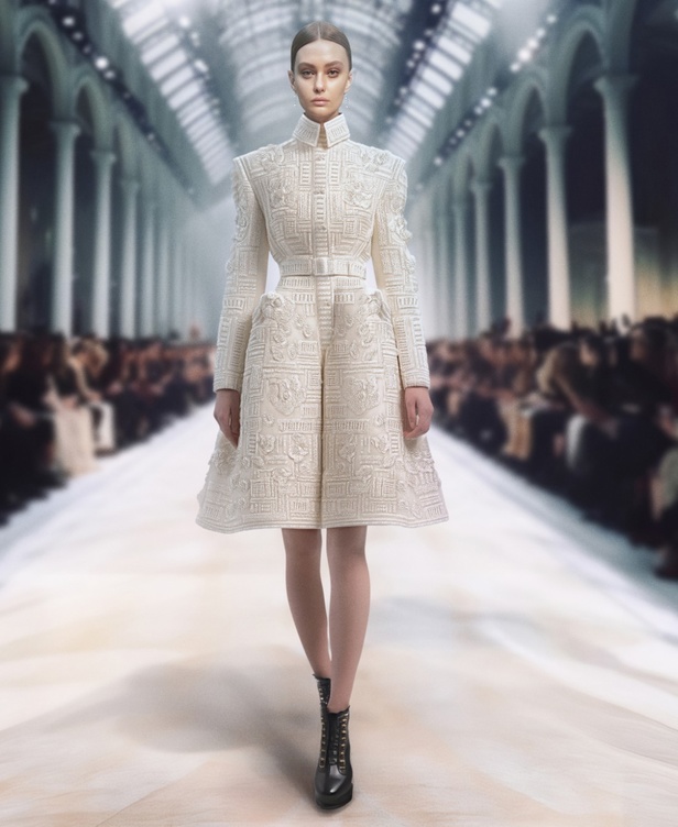 قفز فوق الزمن في مجموعة المصمم سعيد قبيسي لخريف 2024... يطوّع التكنولوجيا لمحاكاة المستقبل