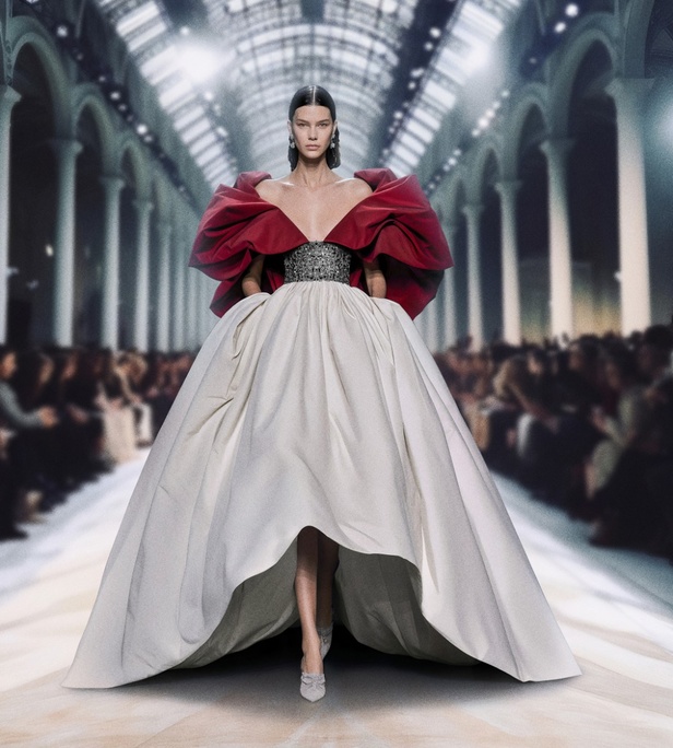 قفز فوق الزمن في مجموعة المصمم سعيد قبيسي لخريف 2024... يطوّع التكنولوجيا لمحاكاة المستقبل