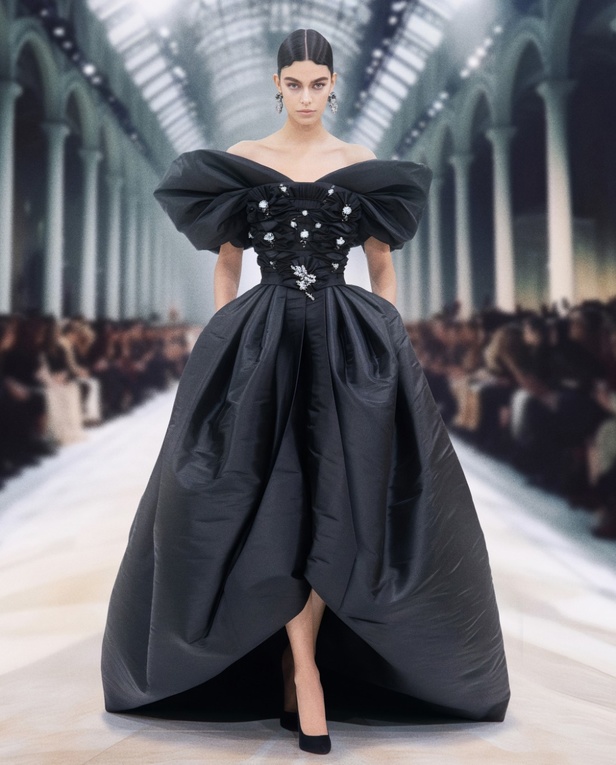 قفز فوق الزمن في مجموعة المصمم سعيد قبيسي لخريف 2024... يطوّع التكنولوجيا لمحاكاة المستقبل