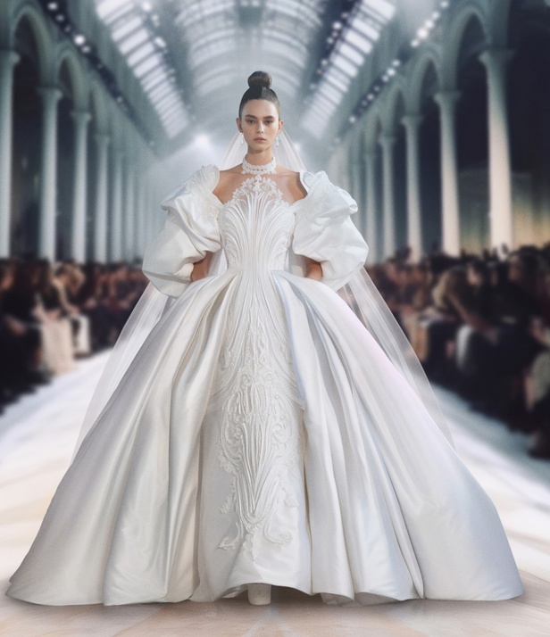 قفز فوق الزمن في مجموعة المصمم سعيد قبيسي لخريف 2024... يطوّع التكنولوجيا لمحاكاة المستقبل