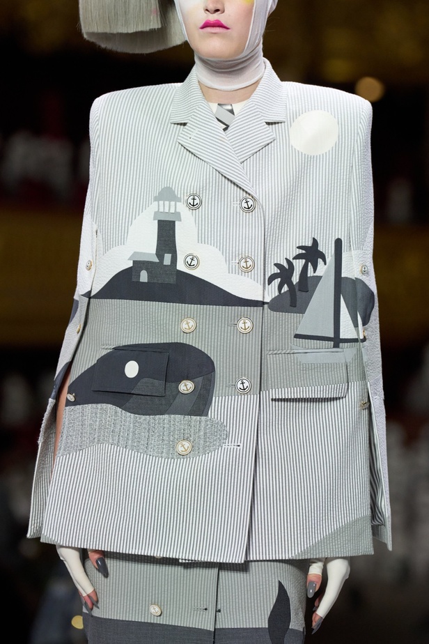 مجموعة Thom Browne للأزياء الراقية لخريف وشتاء 2024... الأزياء الهوت كوتور في شكل مسرحي