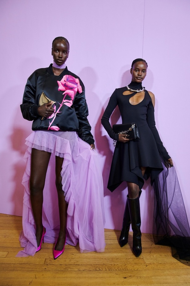 كواليس مجموعة ديفيد كوما لربيع وصيف 2024 في لندن