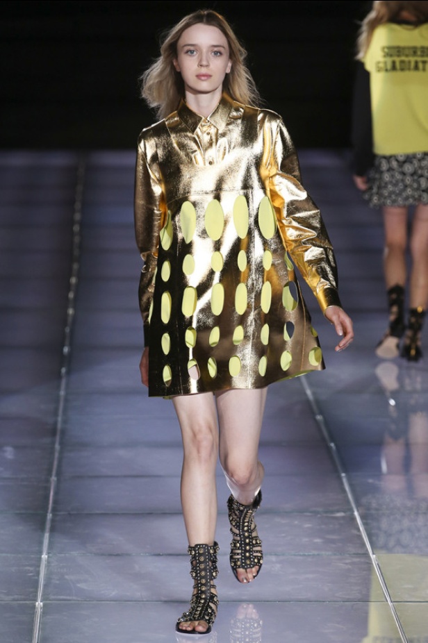 تخريمات دائرية ونقوش متداخلة في مجموعة FAUSTO PUGLISI