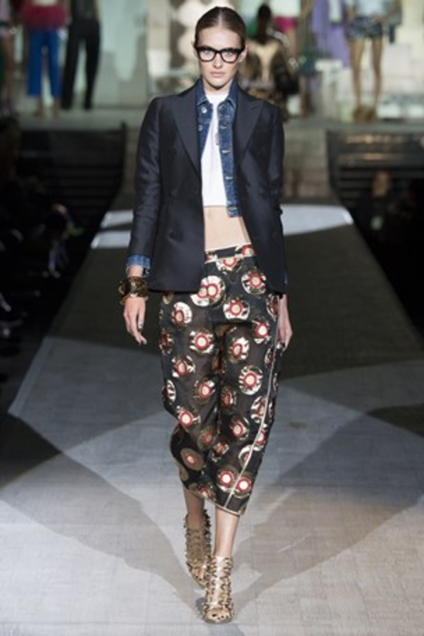 موضة الجينز والكشاكش في عرض Dsquared 2 