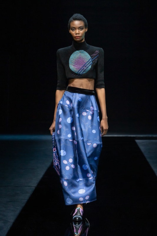 من عرض ازياء جيورجيو ارماني لموسم خريف وشتاء 2021