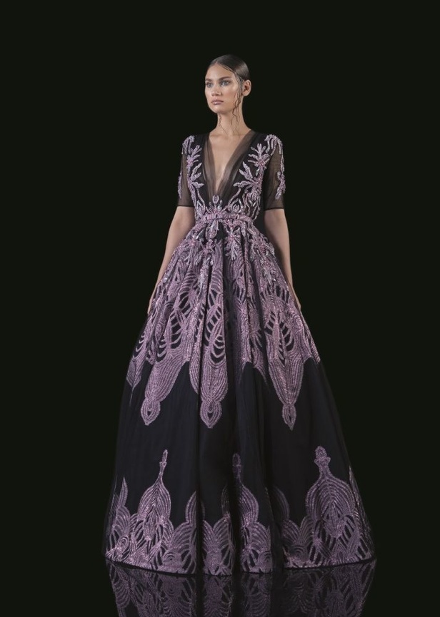 أحدث فساتين من مجموعة ازياء باسيل سودا لشتاء 2018