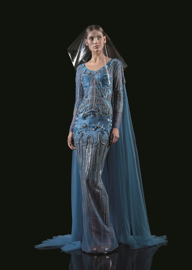 أحدث فساتين من مجموعة ازياء باسيل سودا لشتاء 2018