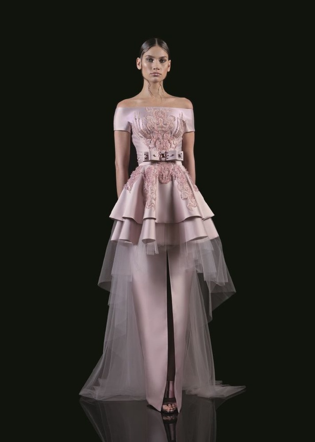 أحدث فساتين من مجموعة ازياء باسيل سودا لشتاء 2018