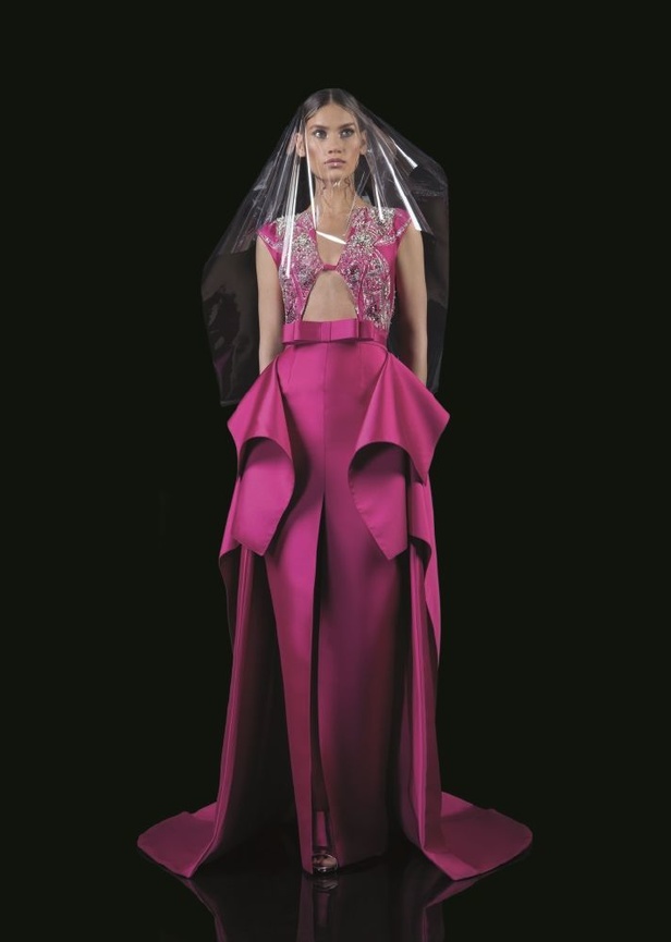 أحدث فساتين من مجموعة ازياء باسيل سودا لشتاء 2018