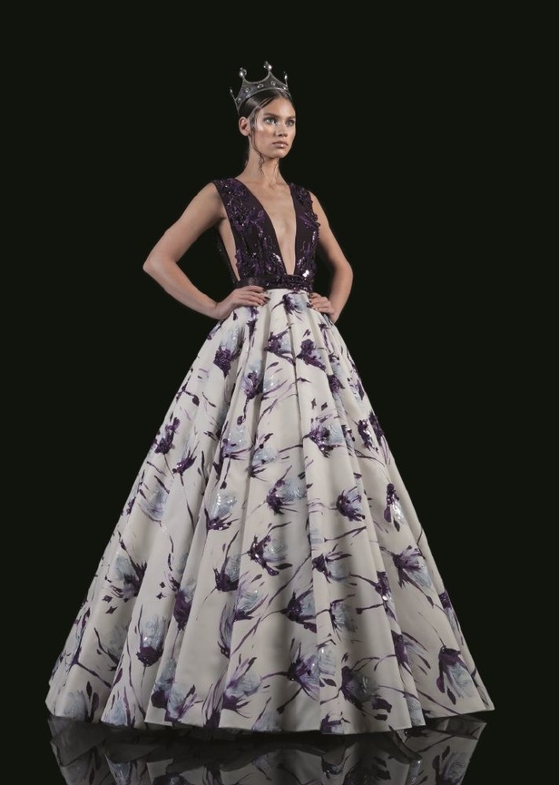 أحدث فساتين من مجموعة ازياء باسيل سودا لشتاء 2018