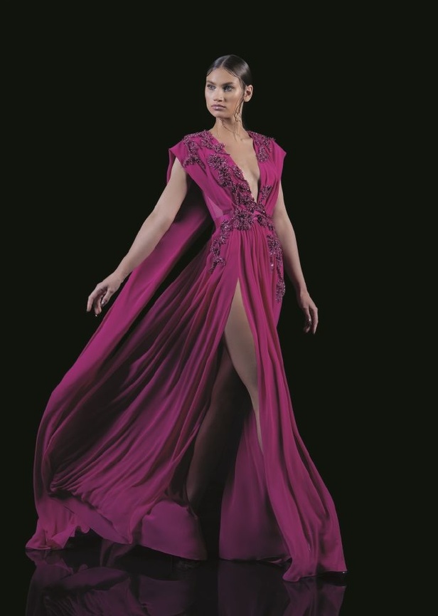 أحدث فساتين من مجموعة ازياء باسيل سودا لشتاء 2018