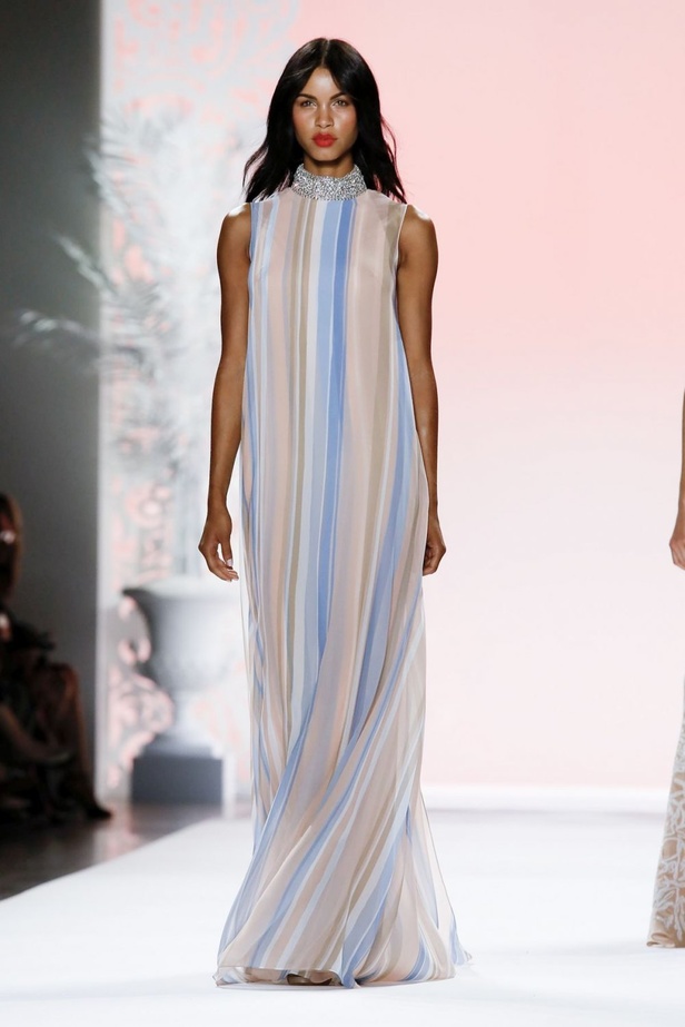 اسبوع الموضة في نيويورك 2019 عرض مجموعة  badgley mischka ربيع وصيف 2020