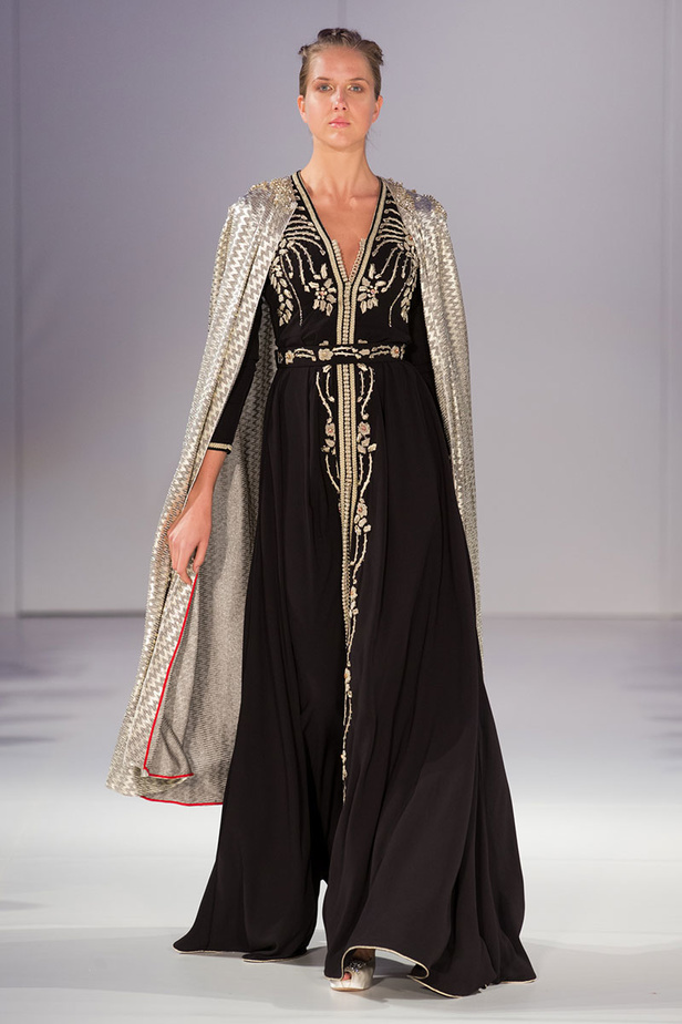 موديلات قفطان مغربي من اسبوع الموضة في لندن