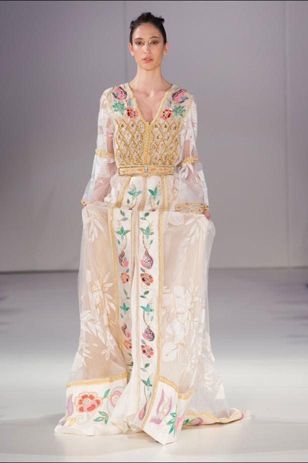 موديلات قفطان مغربي من اسبوع الموضة في لندن