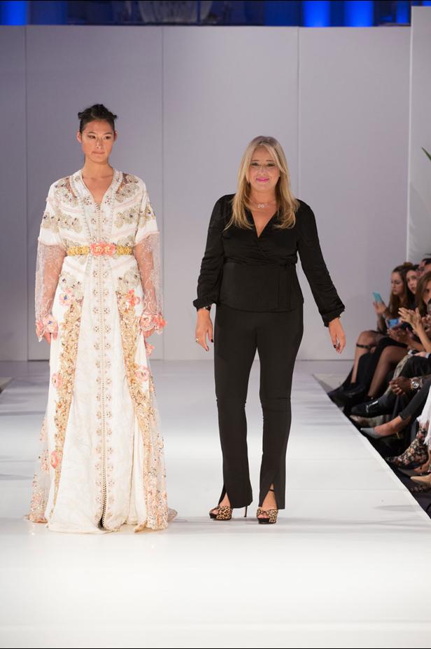 موديلات قفطان مغربي من اسبوع الموضة في لندن