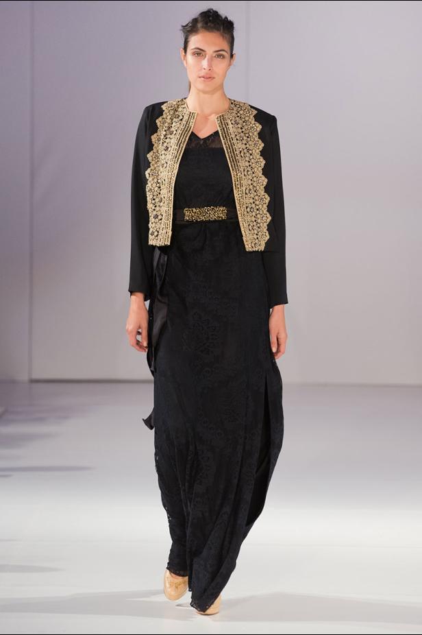 موديلات قفطان مغربي من اسبوع الموضة في لندن