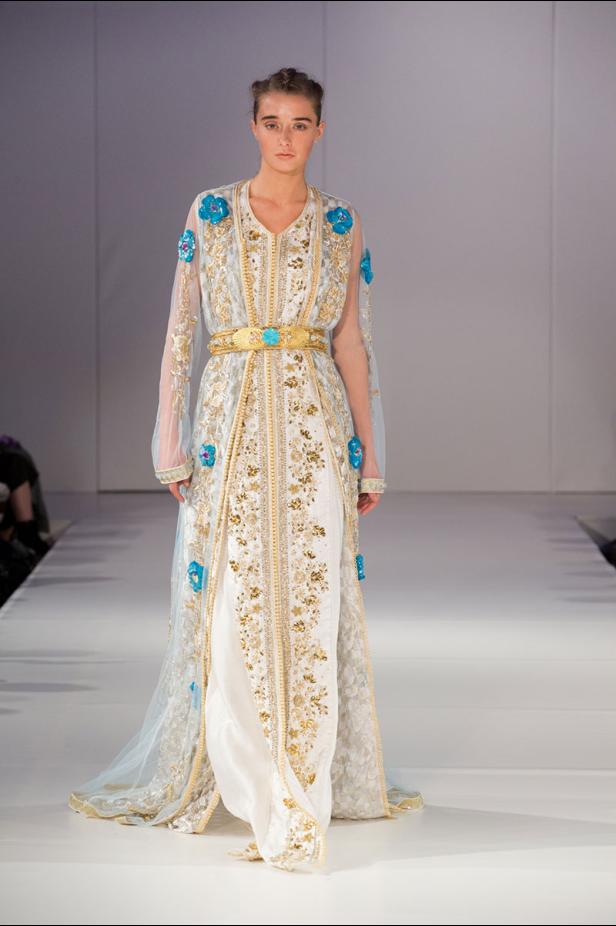 موديلات قفطان مغربي من اسبوع الموضة في لندن