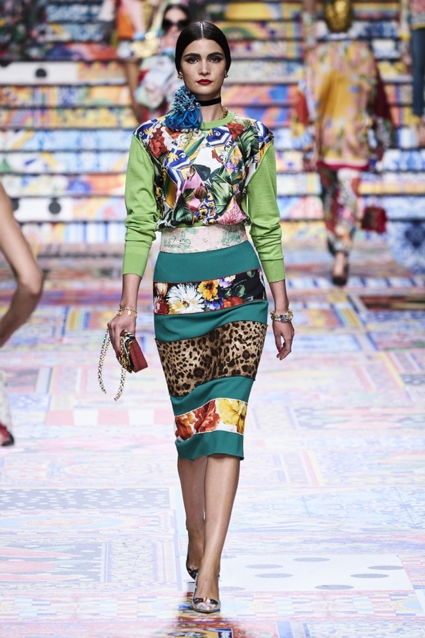 عرض ازياء dolce & gabbana لربيع وصيف 2021 ضمن أسبوع الموضة في ميلانو