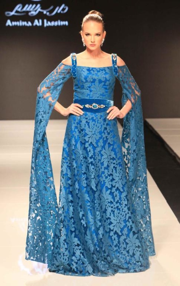 عرض ازياء امينة الجاسم لخريف 2018