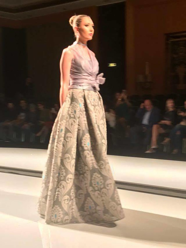 عرض ازياء امينة الجاسم لخريف 2018