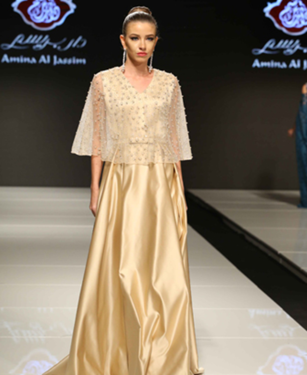 عرض ازياء امينة الجاسم لخريف 2018