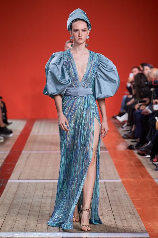 اسبوع الموضة في باريس 2019 مجموعة ايلي صعب الفاخرة لربيع وصيف 2020