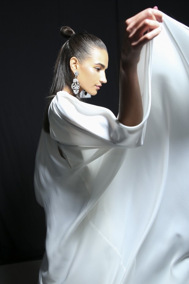  اسبوع الموضة في نيويورك 2019  موديلات فساتين TADASHI SHOJI لربيع وصيف 2020 