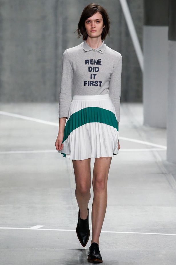 كلاسيكية رياضية معاصرة  في خريف "Lacoste"