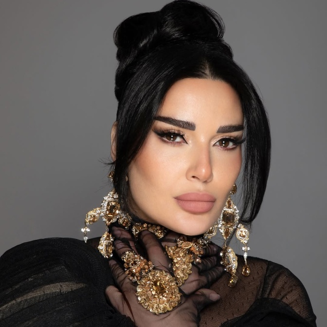 سيرين عبد النور بمكياج العيد