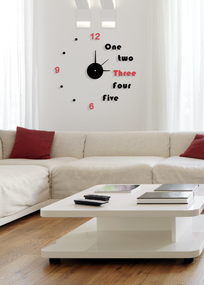 تصميم أنيق لساعات حائط تناسب غرف الجلوس